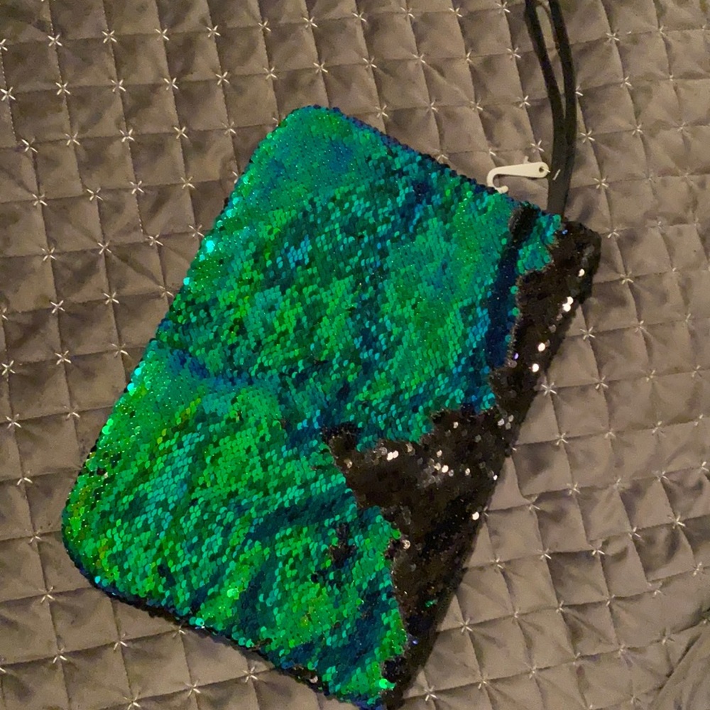Sequin make up or undergarment bag